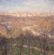 Metcalf, Willard Leroy Early Spring Afternoon,Central Park china oil painting reproduction